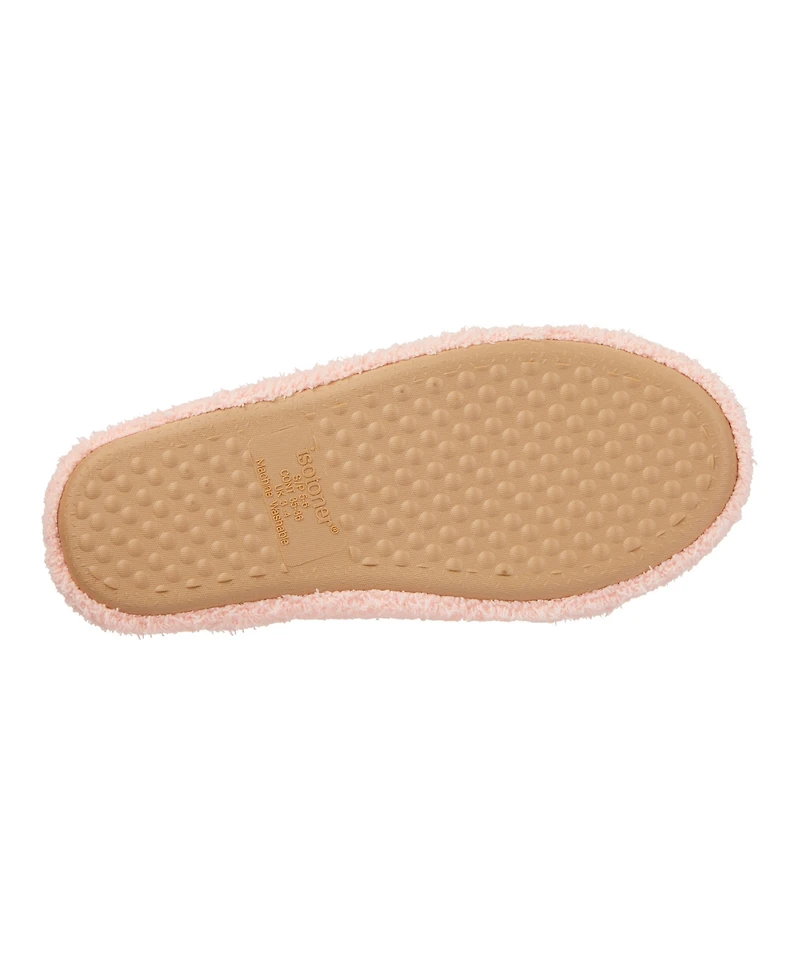 Isotoner Signature Women's Joey Cozy Plush Slip-On Slippers