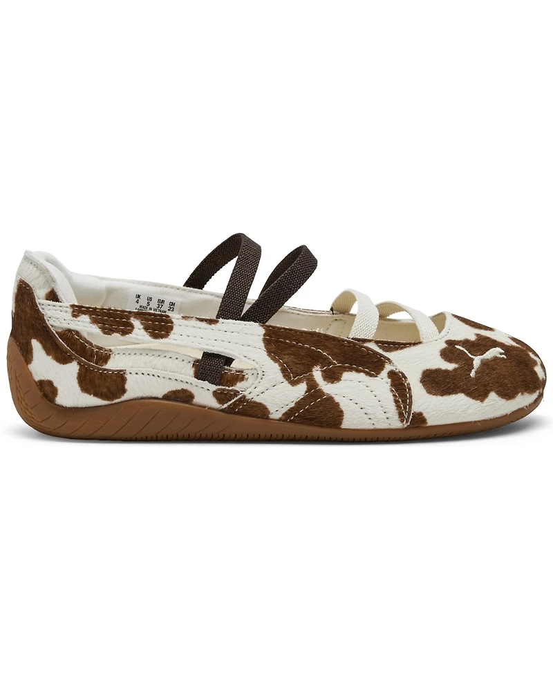 Puma Big Girls Speedcat Ballet Cow Print Mary Jane Casual Shoes from Finish Line