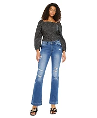 KanCan Women's Bernadette Mid Rise Bootcut Jeans