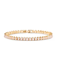 brook & york Gold-Tone Plated Isabella Ombre Birthstone Tennis Bracelet