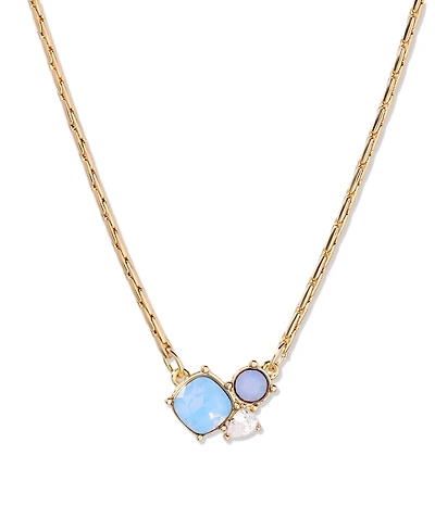 brook & york Gold-Tone Plated Victoria Opal Necklace