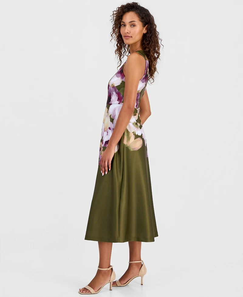 Anne Klein Women's A-Line Midi Dress