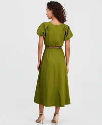 Anne Klein Women's Belted Midi Dress