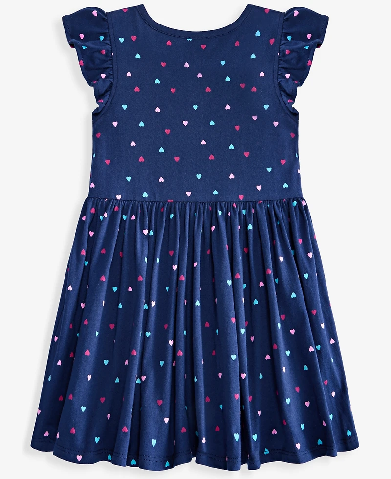 Epic Threads Toddler Girls' 12M-5T Heart-Print Cotton Dress, Macy's Exclusive