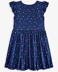 Epic Threads Toddler Girls' 12M-5T Heart-Print Cotton Dress, Macy's Exclusive