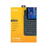 Zagg Pro Keys Wireless Keyboard and Detachable Case for Apple iPad 10.9 (2022)