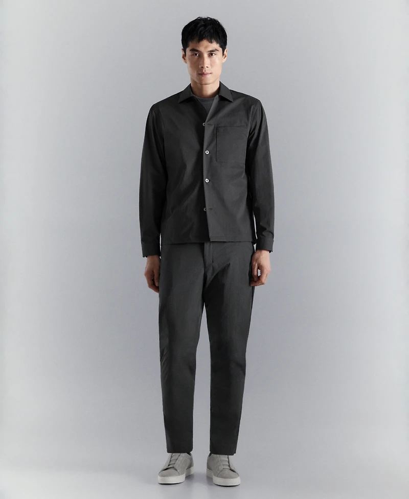 Mango Men's Non-Iron Pocket Overshirt