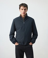 Mango Men's Reversible Quilted Water-Repellent Jacket