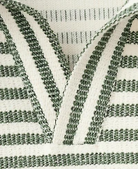Mango Men's Regular-Fit Textured Striped Polo