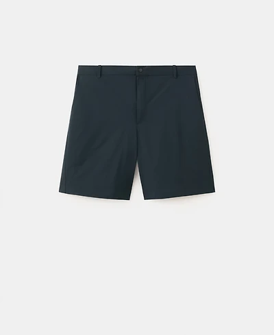 Mango Men's Comfort Stretch Water-Repellent 7.48" Bermuda Shorts