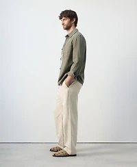 Mango Men's Pockets Overshirt