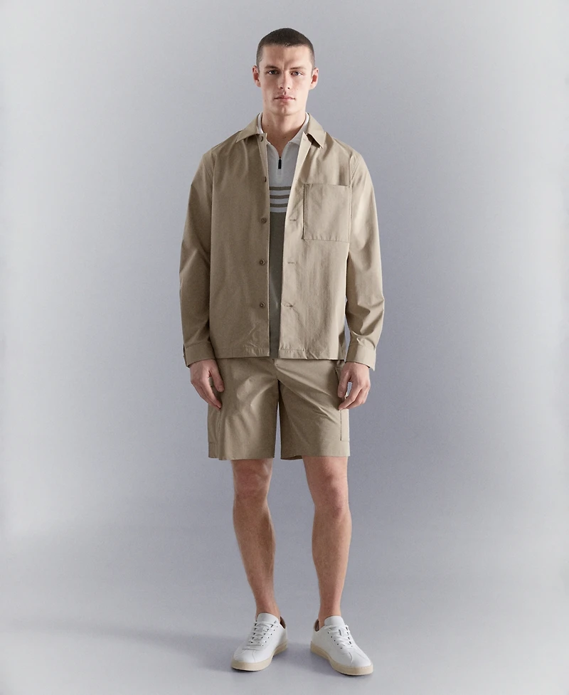 Mango Men's Non-Iron Pocket Overshirt