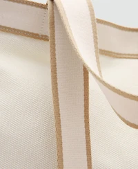 Mango Men's Piping Detail Tote Bag