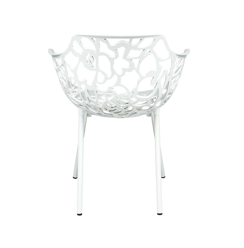 LeisureMod Modern Devon Aluminum Armchair