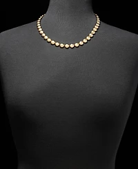 Anne Klein Gold-Tone Half Dome Collar Necklace