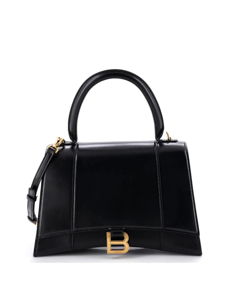 Pre-Owned Balenciaga Medium Hourglass Top Handle Bag Leather
