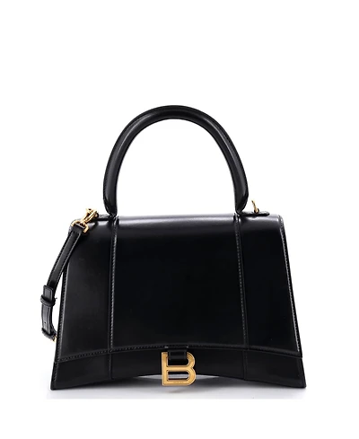 Pre-Owned Balenciaga Medium Hourglass Top Handle Bag Leather