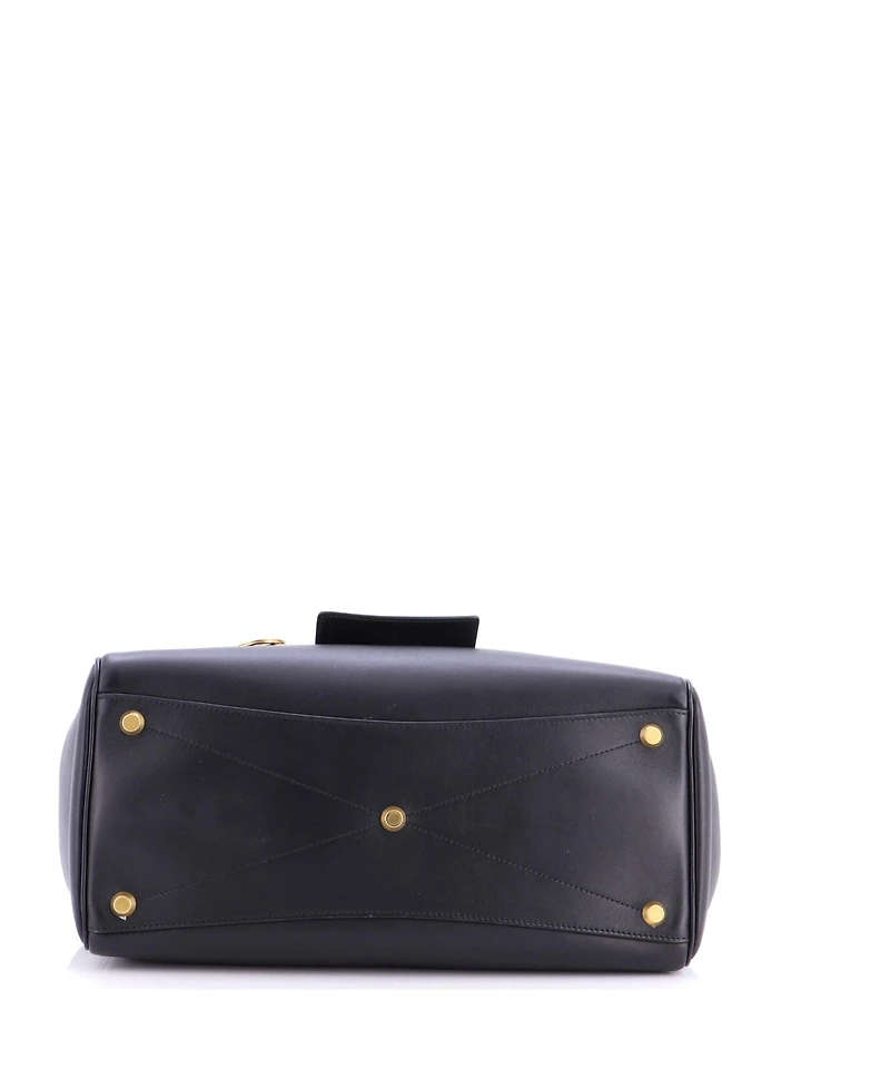 Pre-Owned Balenciaga Medium Bel Air Carry All Bag Leather