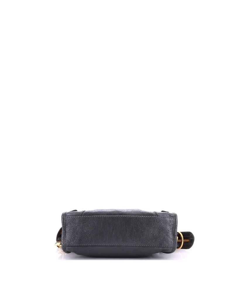 Pre-Owned Balenciaga Mini City Giant Studs Bag Leather