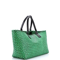 Pre-Owned Bottega Veneta Medium Cabat Tote Intrecciato Brushed Calfskin