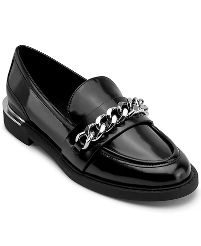 Dkny Women's Ryleigh W/ Chain Slip On Loafers