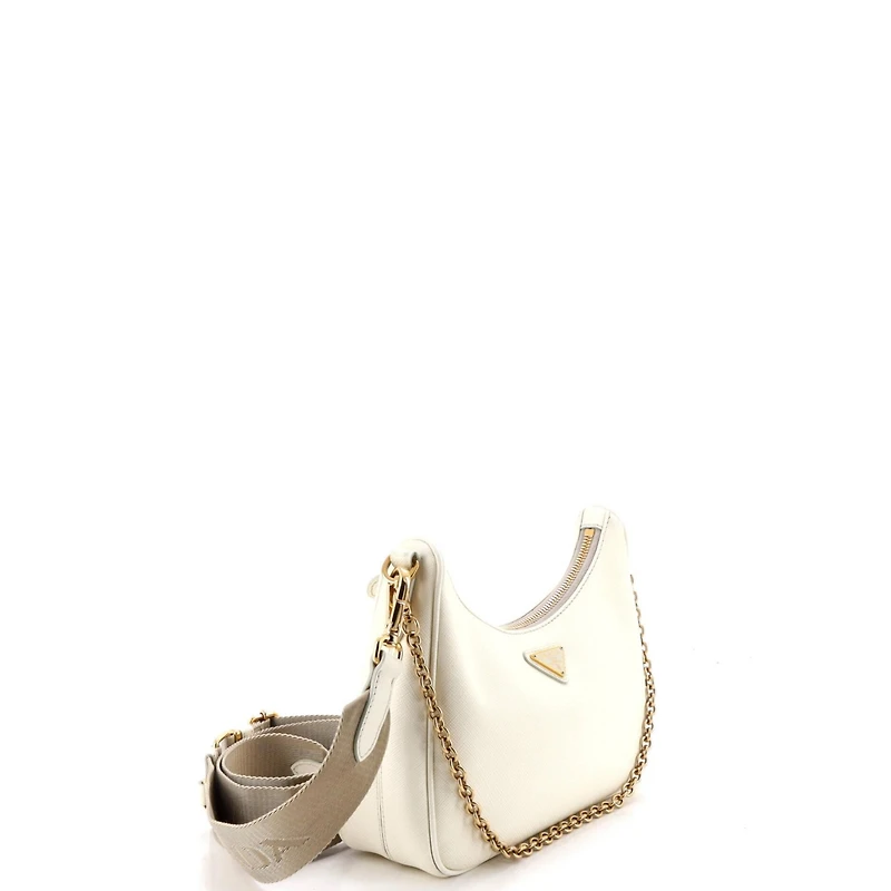 Pre-Owned Prada Small Re-Edition 2005 Shoulder Bag Saffiano Leather