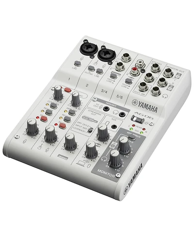 Yamaha AG06MK2 6-Channel Live Streaming Mixer with Usb Interface