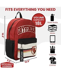 Harry Potter Gryffindor Crest 16.5" Adult Red Backpack
