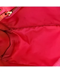 Pre-Owned Prada Medium Padded Chain Flap Bag Tessuto