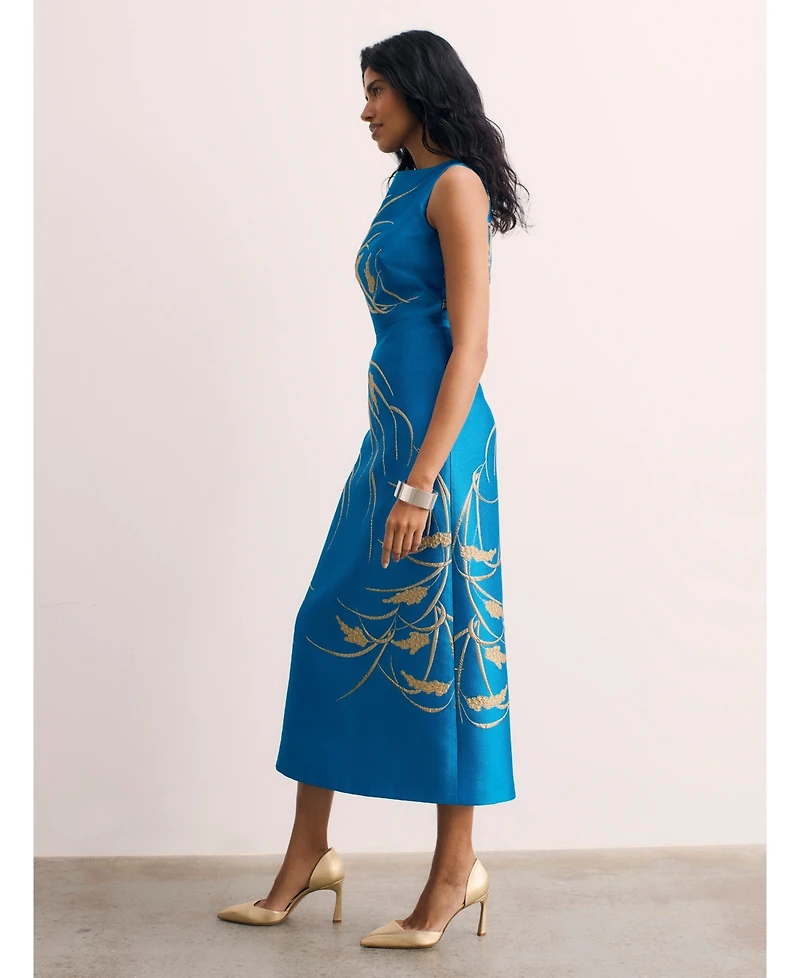 The Fold Women's Eden Jacquard Dress