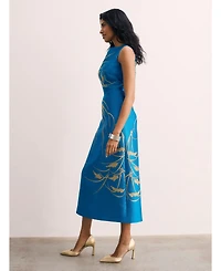 The Fold Women's Eden Jacquard Dress