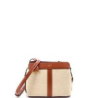 Pre-Owned Celine Small Teen Cabas De France Bag Leather and Canvas