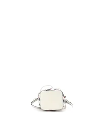 Pre-Owned Fendi Mini Mania Logo Mon Tresor Bucket Bag Printed Leather