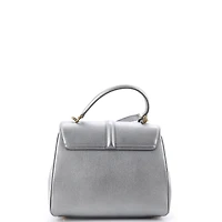 Pre-Owned Celine Small 16 Top Handle Bag Grained Calfskin