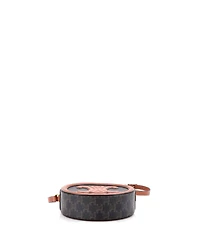 Pre-Owned Celine Triomphe Oval Crossbody Bag Triomphe Coated Canvas and Leather