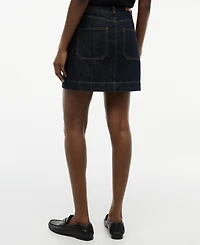 Tommy Hilfiger Women's Cotton Denim High-Rise Miniskirt