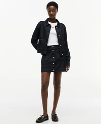 Tommy Hilfiger Women's Cotton Collared Denim Jacket