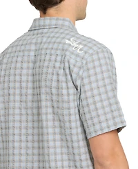 Quiksilver Men's Short-Sleeve Plaid Shirt