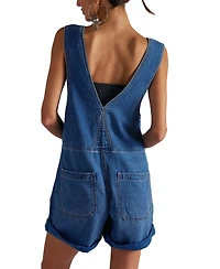 Free People Women's Square Neck Jude Shortalls