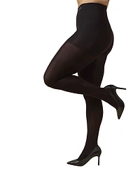 MeMoi Plus Microfiber Opaque Curvy Control Top Tights