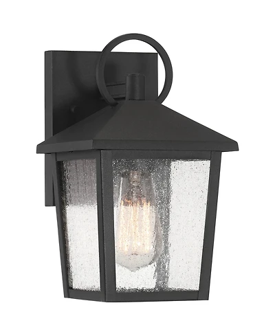 John Timberland Westmont 10 High Modern Outdoor Wall Light Fixture Mount Porch House Weatherproof Sand Glass Shade