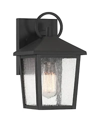 John Timberland Westmont 10 High Modern Outdoor Wall Light Fixture Mount Porch House Weatherproof Sand Glass Shade
