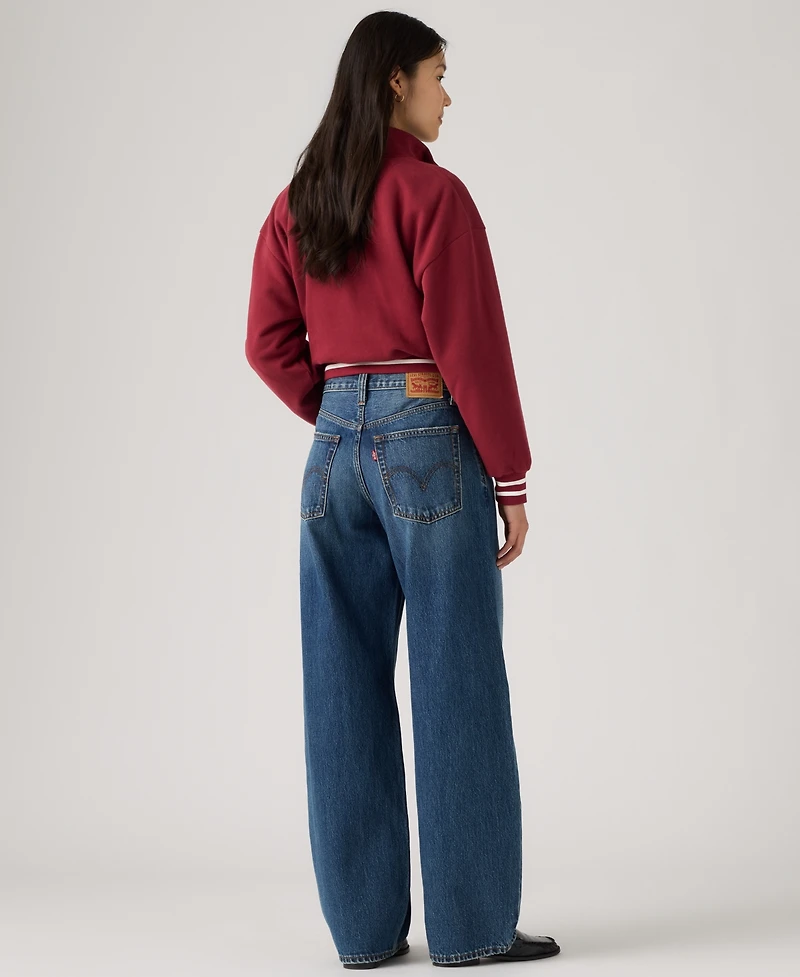 Levi's Women's Middy Balloon Mid Rise Denim Loose Jeans