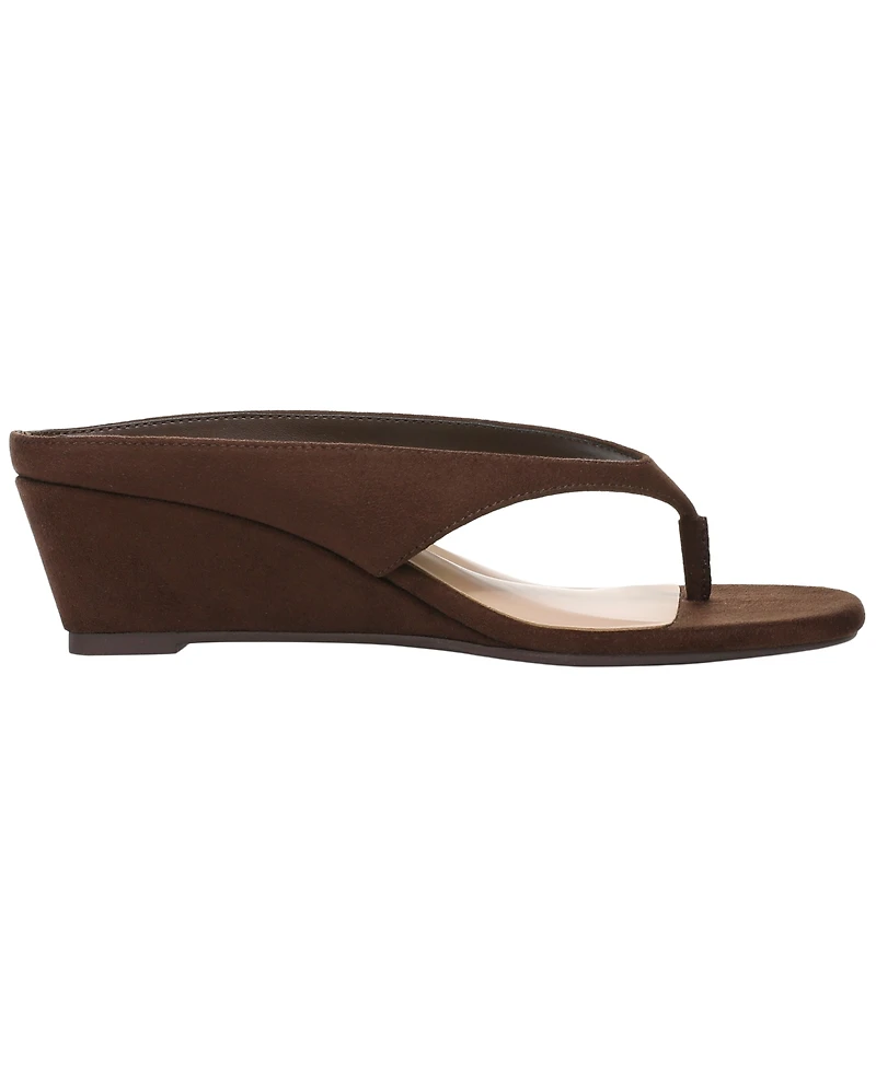 I.n.c. International Concepts Women's Carliee Thong Wedge Sandals, Macy's Exclusive