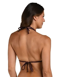 La Blanca Women's Earth Goddess Halter Bikini Top