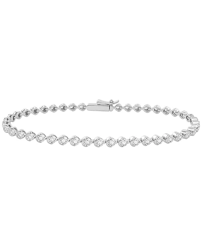 Macy's Diamond Link Bracelet (1/2 ct. t.w.) in Sterling Silver