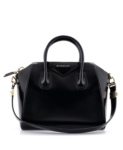 Pre-Owned Givenchy Small Antigona Bag Glazed Leather