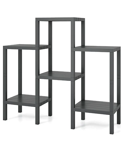 Gouun 6-Tier Modular Plastic Storage Shelf