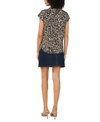 Vince Camuto Women's V-Neck Short-Sleeve Top