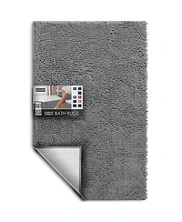 Hearth & Harbor Ultra Soft Non-Slip Chenille Bath Rug - Quick Dry, Machine Washable